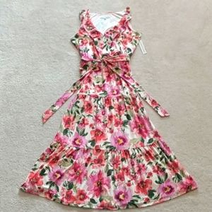 Emma & Michele Summer Floral Tiered Maxi Dress